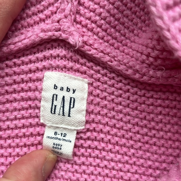 Baby GAP Sweater, Pink 6-12 MO - Picture 4 of 5